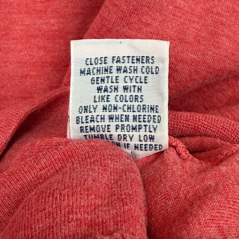 Polo Ralph Lauren QUARTER ZIP Mens M Cotton Viscose Pullover Red Heathered Pony - Picture 9 of 9